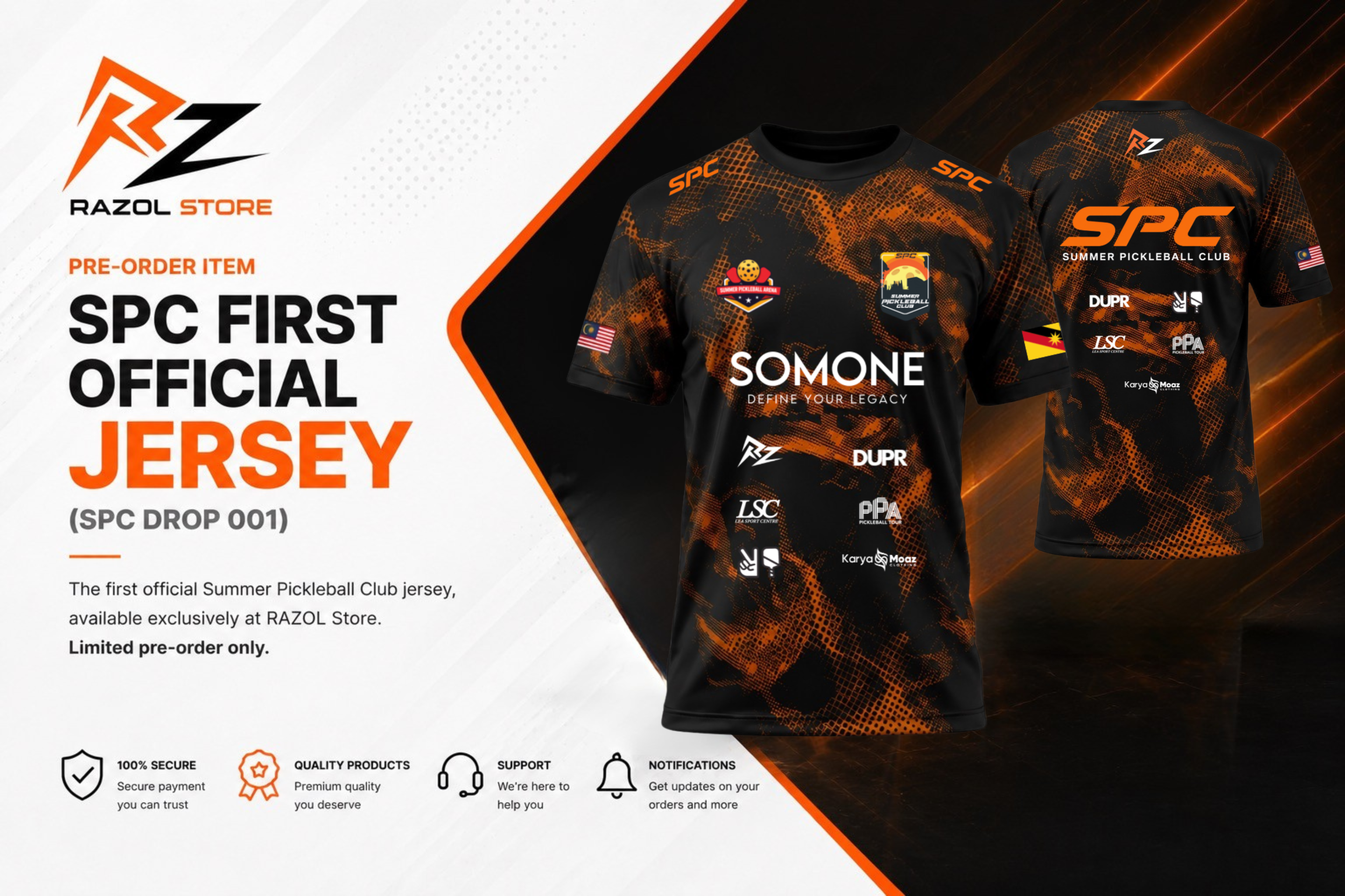 RAZOL Store SPC First Official Jersey — SPC Drop 001